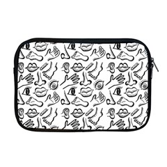 Body Parts Apple Macbook Pro 17  Zipper Case by Valentinaart