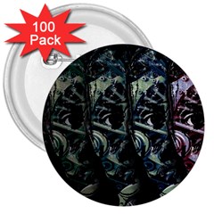 Wild Child 3  Buttons (100 Pack) 