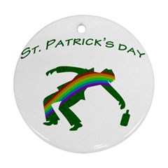 St  Patricks Ornament (round) by Valentinaart