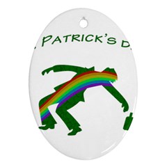 St  Patricks Ornament (oval) by Valentinaart