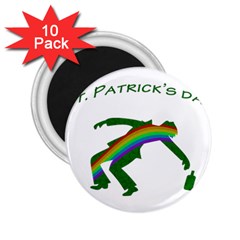 St  Patricks 2 25  Magnets (10 Pack)  by Valentinaart