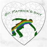 St. Patricks Jigsaw Puzzle (Heart) Front