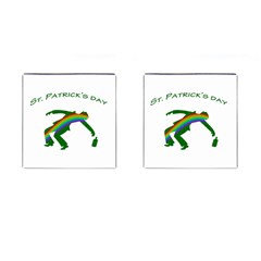 St  Patricks Cufflinks (square) by Valentinaart