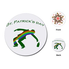 St  Patricks Playing Cards (round)  by Valentinaart