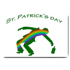 St  Patricks Large Doormat  by Valentinaart