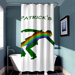 St  Patricks Shower Curtain 36  X 72  (stall) 