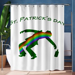 St  Patricks Shower Curtain 60  X 72  (medium)  by Valentinaart