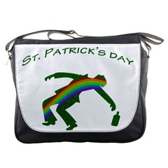 St  Patricks Messenger Bags by Valentinaart