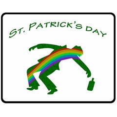 St  Patricks Double Sided Fleece Blanket (medium) 