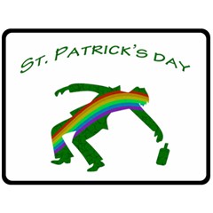 St  Patricks Double Sided Fleece Blanket (large) 