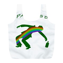 St  Patricks Full Print Recycle Bags (l)  by Valentinaart