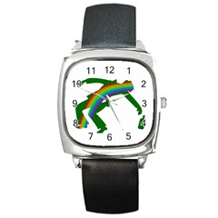 St  Patricks Square Metal Watch