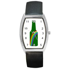 St  Patricks Barrel Style Metal Watch by Valentinaart