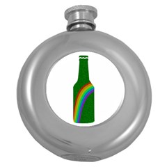 St  Patricks Round Hip Flask (5 Oz) by Valentinaart