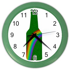 St  Patricks Color Wall Clocks by Valentinaart