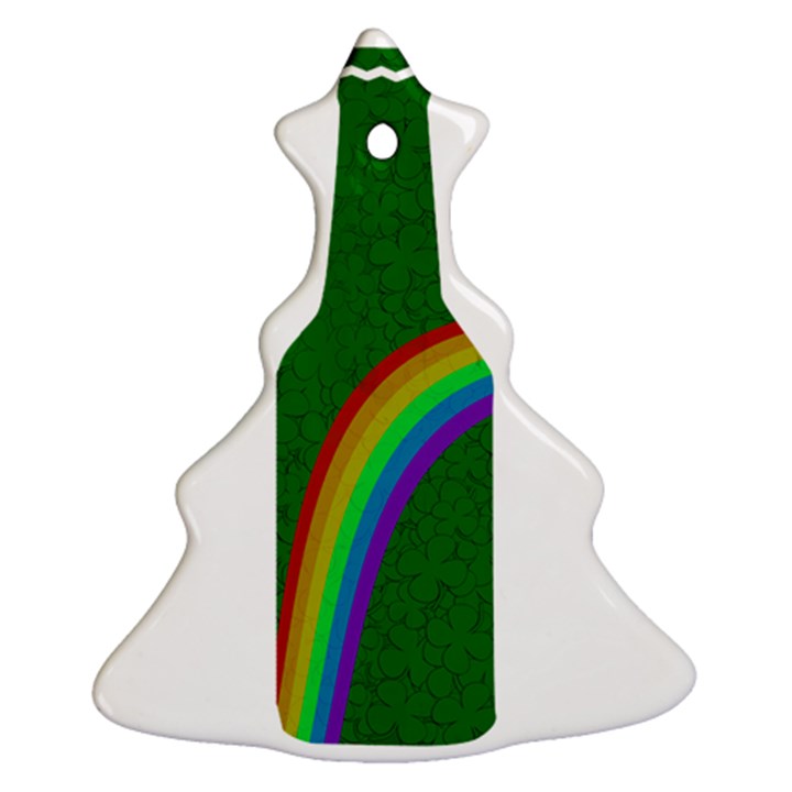 St. Patricks Christmas Tree Ornament (Two Sides)