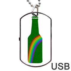 St  Patricks Dog Tag Usb Flash (one Side) by Valentinaart