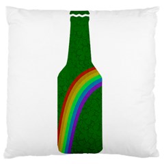 St  Patricks Large Cushion Case (two Sides) by Valentinaart