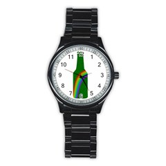 St  Patricks Stainless Steel Round Watch by Valentinaart