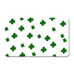 St  Patrick s Clover Pattern Magnet (rectangular) by Valentinaart