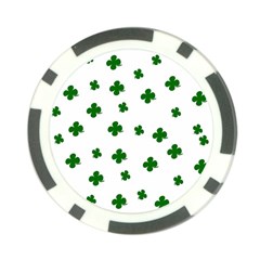 St  Patrick s Clover Pattern Poker Chip Card Guard