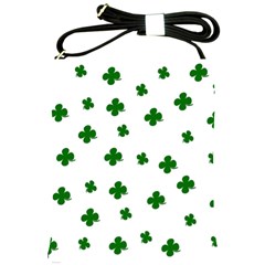 St  Patrick s Clover Pattern Shoulder Sling Bags by Valentinaart