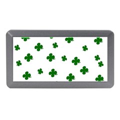 St  Patrick s Clover Pattern Memory Card Reader (mini) by Valentinaart