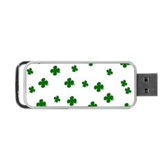 St  Patrick s Clover Pattern Portable Usb Flash (one Side) by Valentinaart