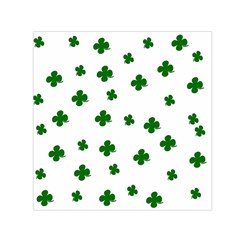 St  Patrick s Clover Pattern Small Satin Scarf (square)