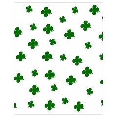 St  Patrick s Clover Pattern Drawstring Bag (small)