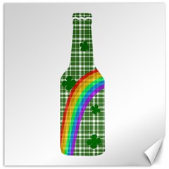 St  Patricks Day - Bottle Canvas 20  X 20  