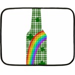 St. Patricks day - Bottle Fleece Blanket (Mini) 35 x27  Blanket