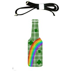 St  Patricks Day - Bottle Shoulder Sling Bags by Valentinaart