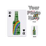 St. Patricks day - Bottle Playing Cards 54 (Mini)  Front - Spade10