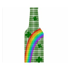 St  Patricks Day - Bottle Double Sided Flano Blanket (small)  by Valentinaart