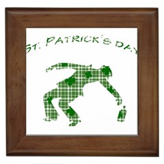 St  Patrick s Day Framed Tiles by Valentinaart