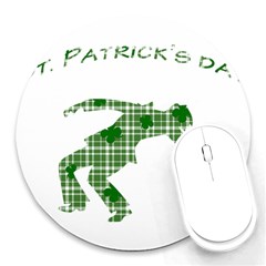 St  Patrick s Day Round Mousepads by Valentinaart