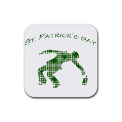 St  Patrick s Day Rubber Coaster (square)  by Valentinaart