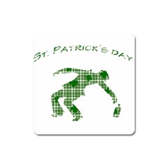 St  Patrick s Day Square Magnet by Valentinaart