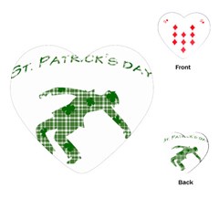 St  Patrick s Day Playing Cards (heart) 