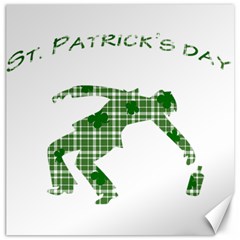 St  Patrick s Day Canvas 20  X 20   by Valentinaart