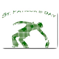 St  Patrick s Day Large Doormat  by Valentinaart