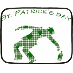 St  Patrick s Day Fleece Blanket (mini) by Valentinaart