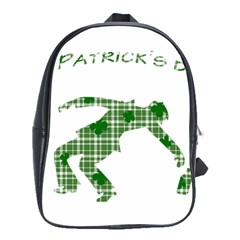 St  Patrick s Day School Bags(large)  by Valentinaart