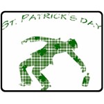 St. Patrick s day Fleece Blanket (Medium)  60 x50  Blanket Front