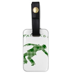 St  Patrick s Day Luggage Tags (one Side)  by Valentinaart