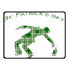 St  Patrick s Day Double Sided Fleece Blanket (small)  by Valentinaart