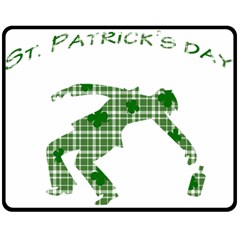 St  Patrick s Day Double Sided Fleece Blanket (medium) 