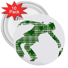 St  Patrick s Day 3  Buttons (10 Pack)  by Valentinaart