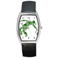 St  Patrick s Day Barrel Style Metal Watch by Valentinaart